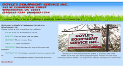 Desktop Screenshot of doylesequipment.com